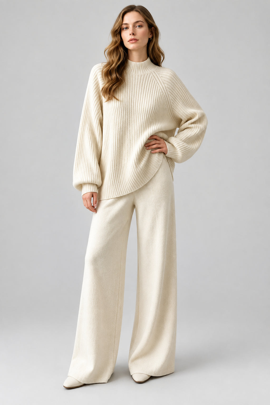 Ensemble pull et pantalon large