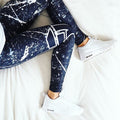 Leggings de sport pour femmes, pantalons de yoga, vêtements de fitness et d'entraînement, pantalons de jogging et de course, collants de gym extensibles imprimés, leggings de yoga