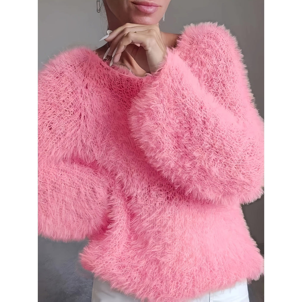 Pull ample au toucher doux