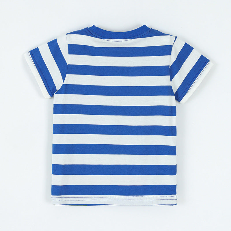 T-shirt à manches courtes et col rond pour enfant