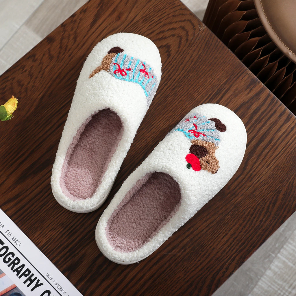 Chaussons d'intérieur confortables et chauds pour adultes