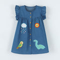 Robe pour enfants avec application de dessin