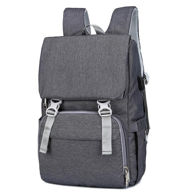 Sac à langer avec port USB, grand sac à langer pour bébé, sac à dos de voyage pour maman, sac d'allaitement