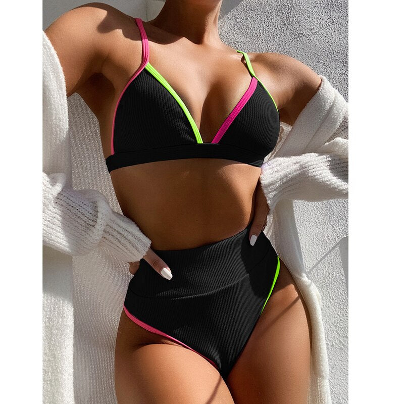 Ensemble bikini patchwork