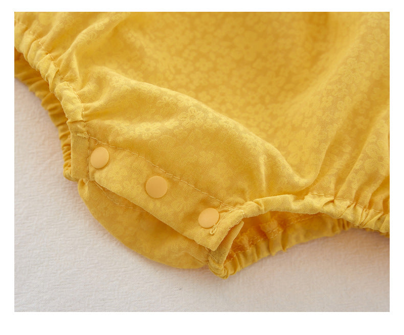 Grenouillère  pour bébé fille, sans manches,