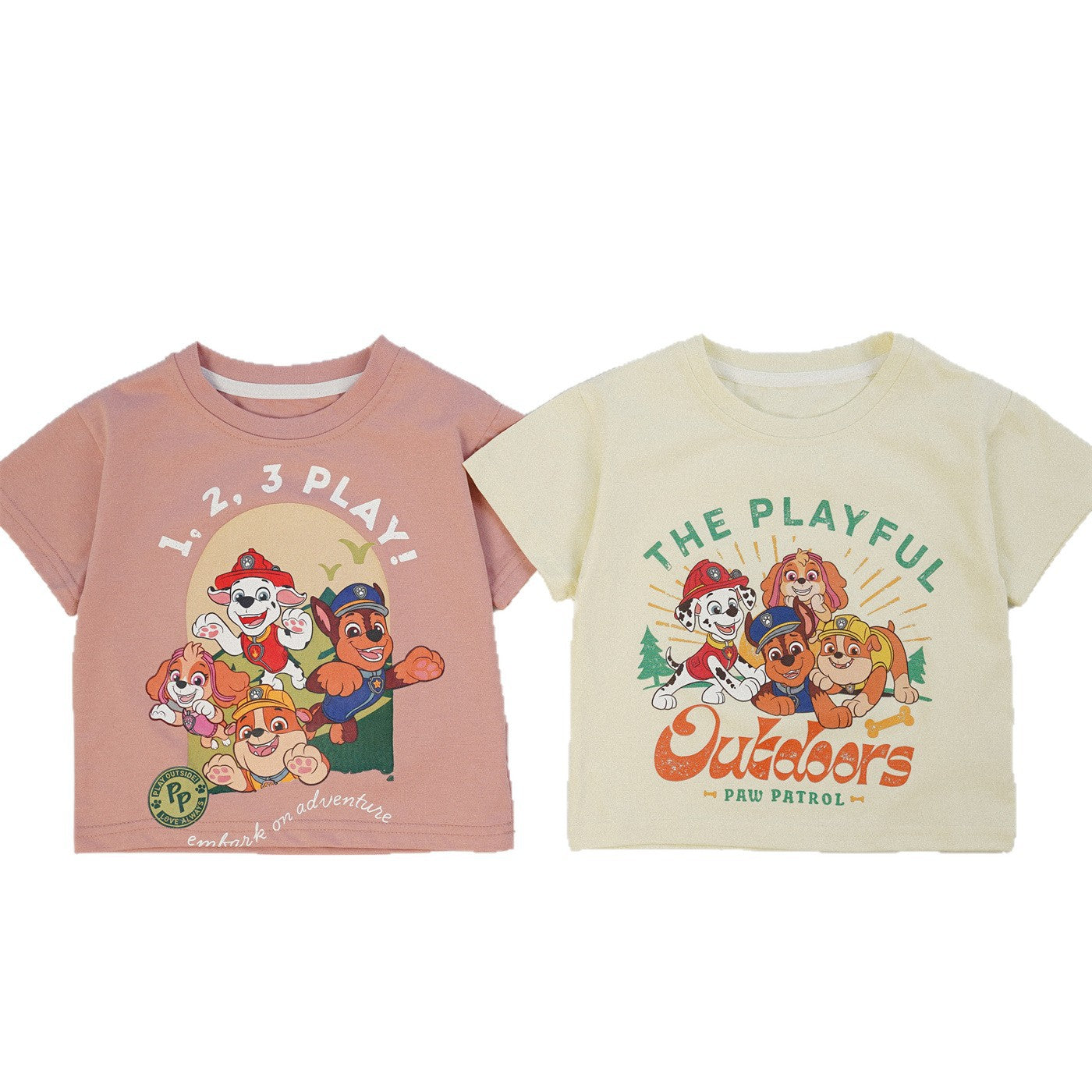 T-shirt à manches courtes pour enfants, imprimé dessin animé