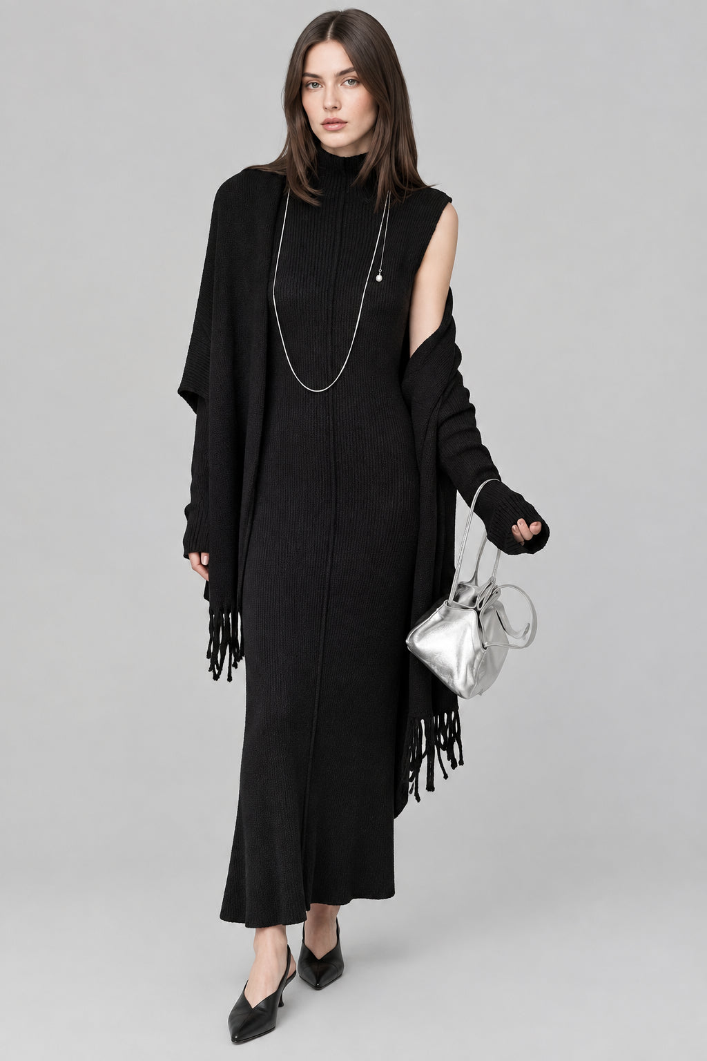 Robe Longue avec châle