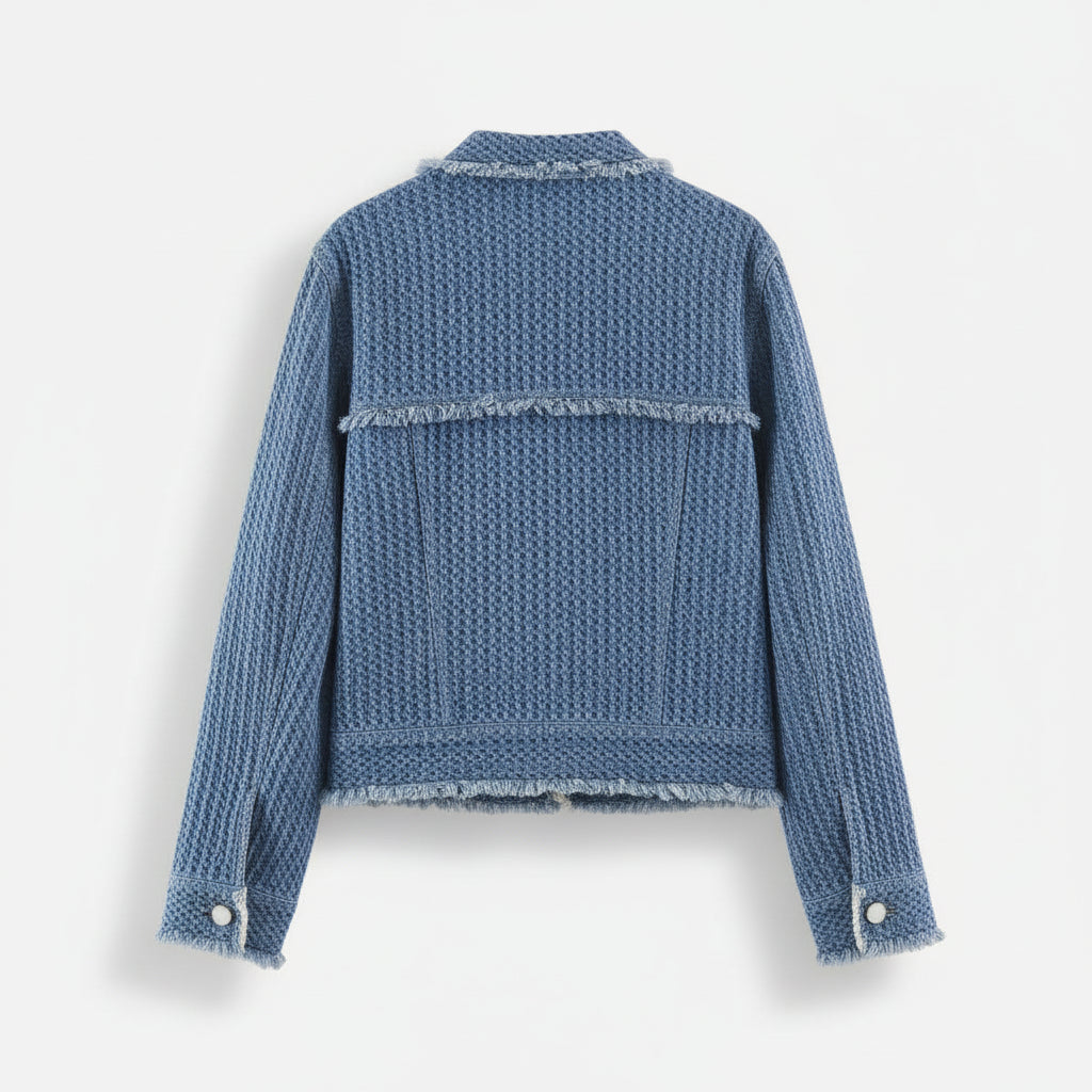 Veste effet denim