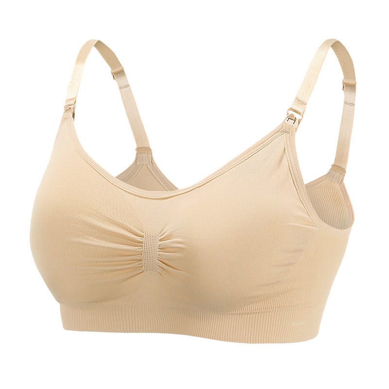 Soutien-gorge d'allaitement sans coutures grande taille pour l'allaitement et le soutien post-partum