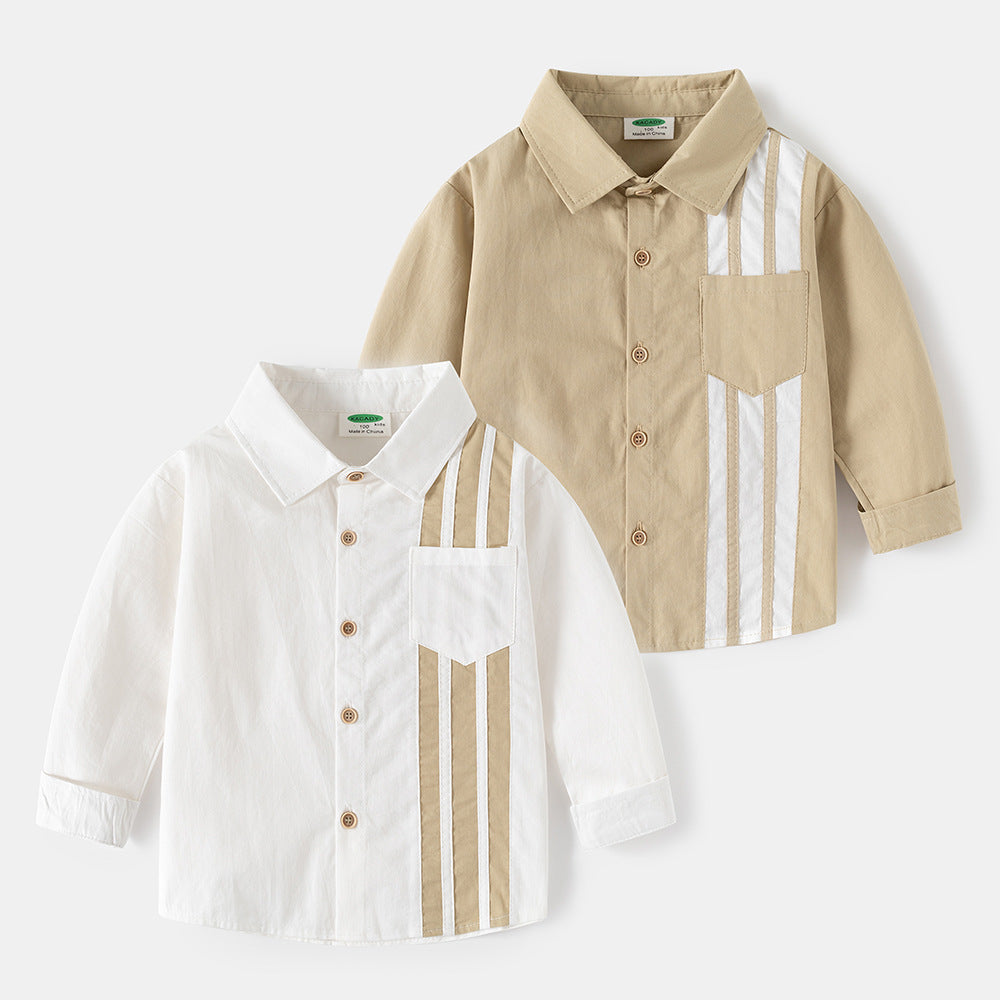 Chemise à manches longues pour garçon