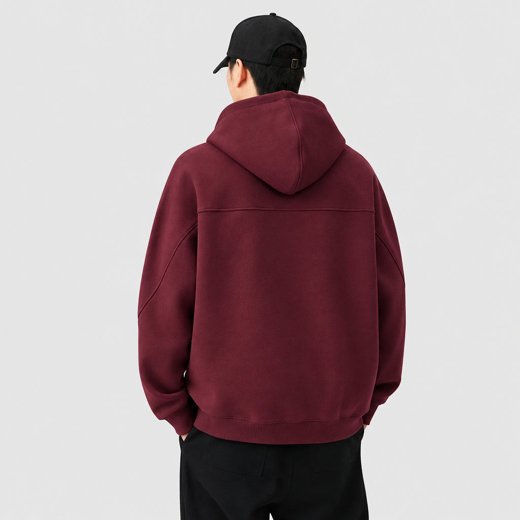 Sweat à capuche pour homme en molleton épais – Coupe décontractée