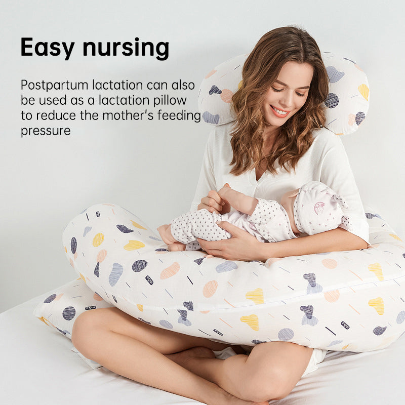 Coussin d'allaitement en forme de C, coussin de grossesse ergonomique