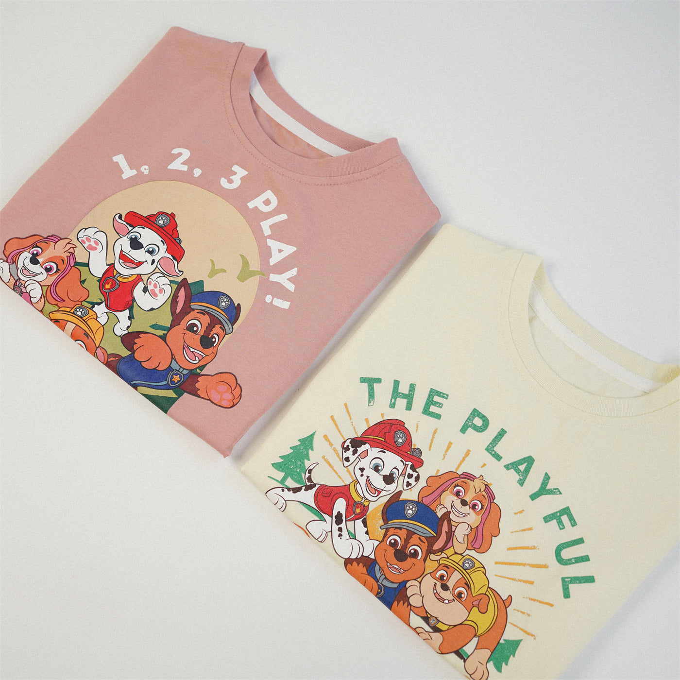 T-shirt à manches courtes pour enfants, imprimé dessin animé