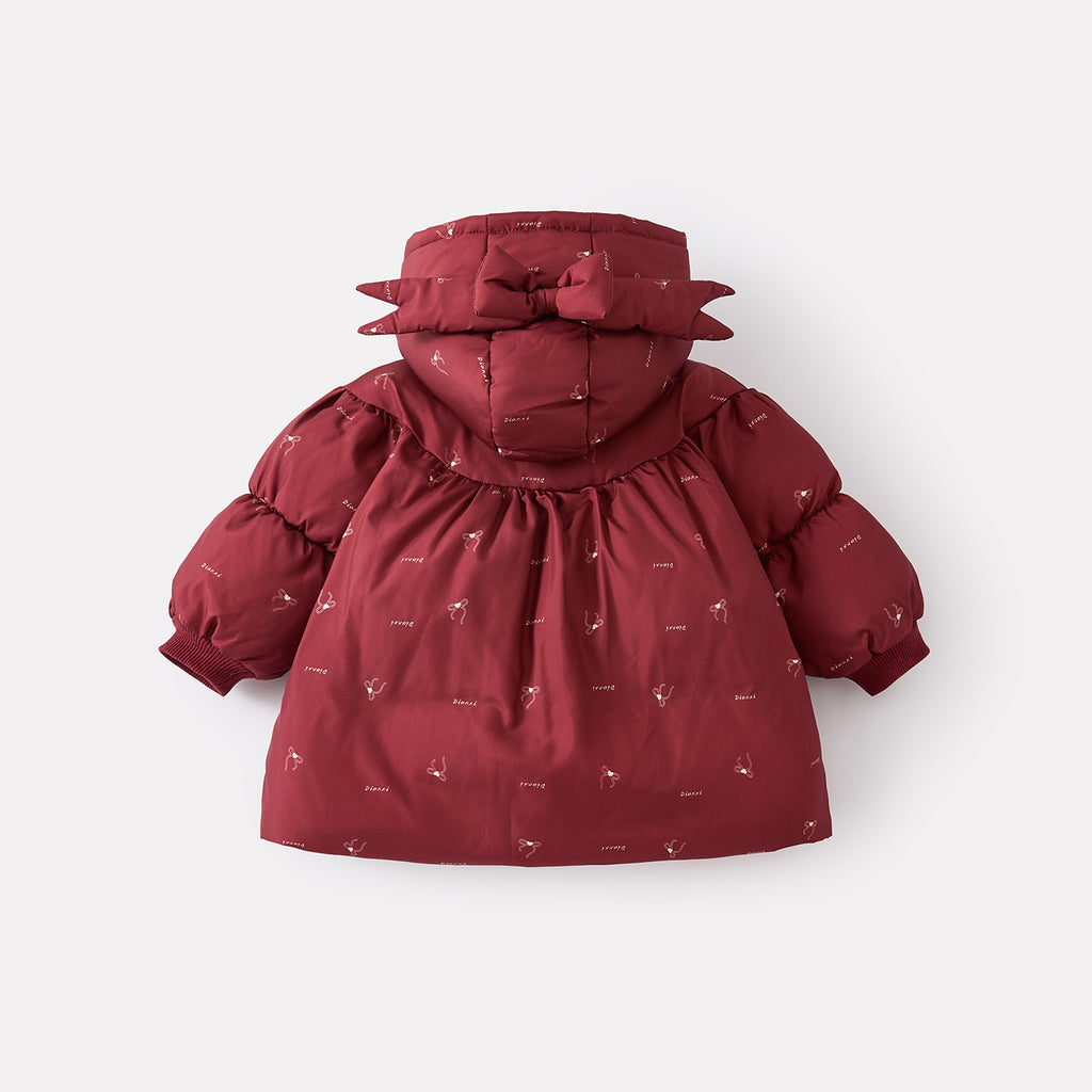 veste en coton épais avec nœud papillon