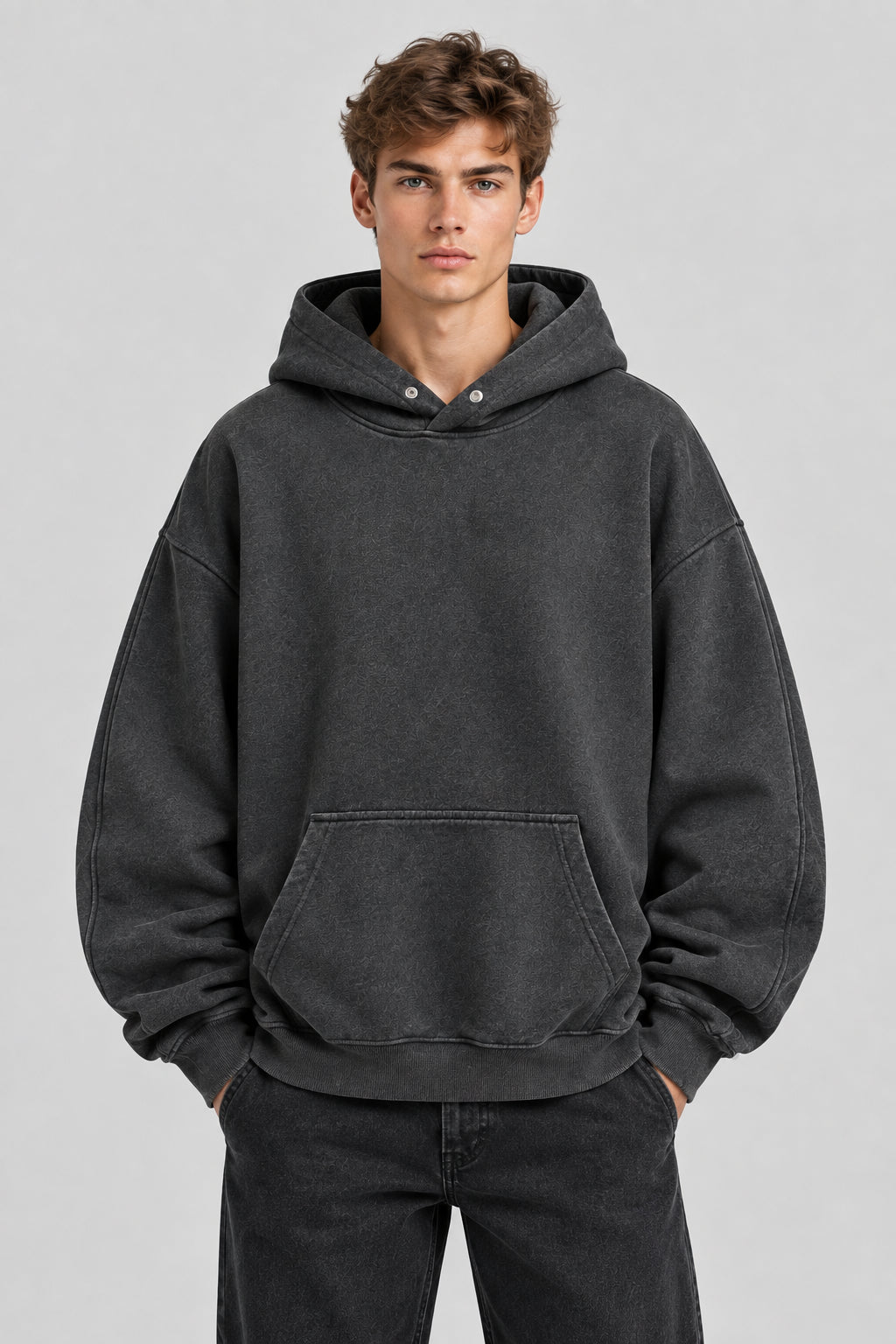Sweat à capuche pour homme en molleton épais – Coupe décontractée