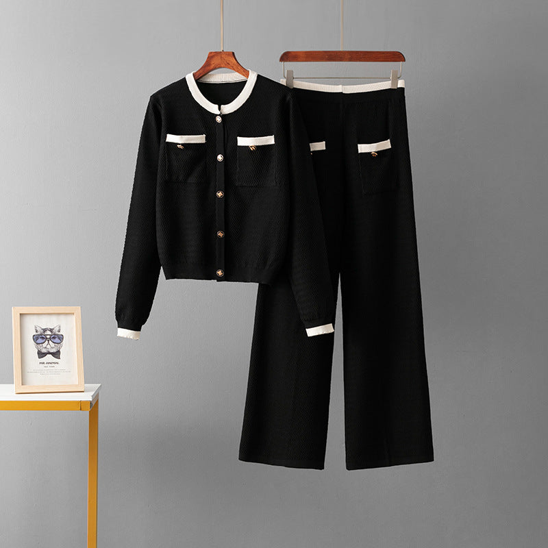 Ensemble Gilet boutonnée et Pantalon large