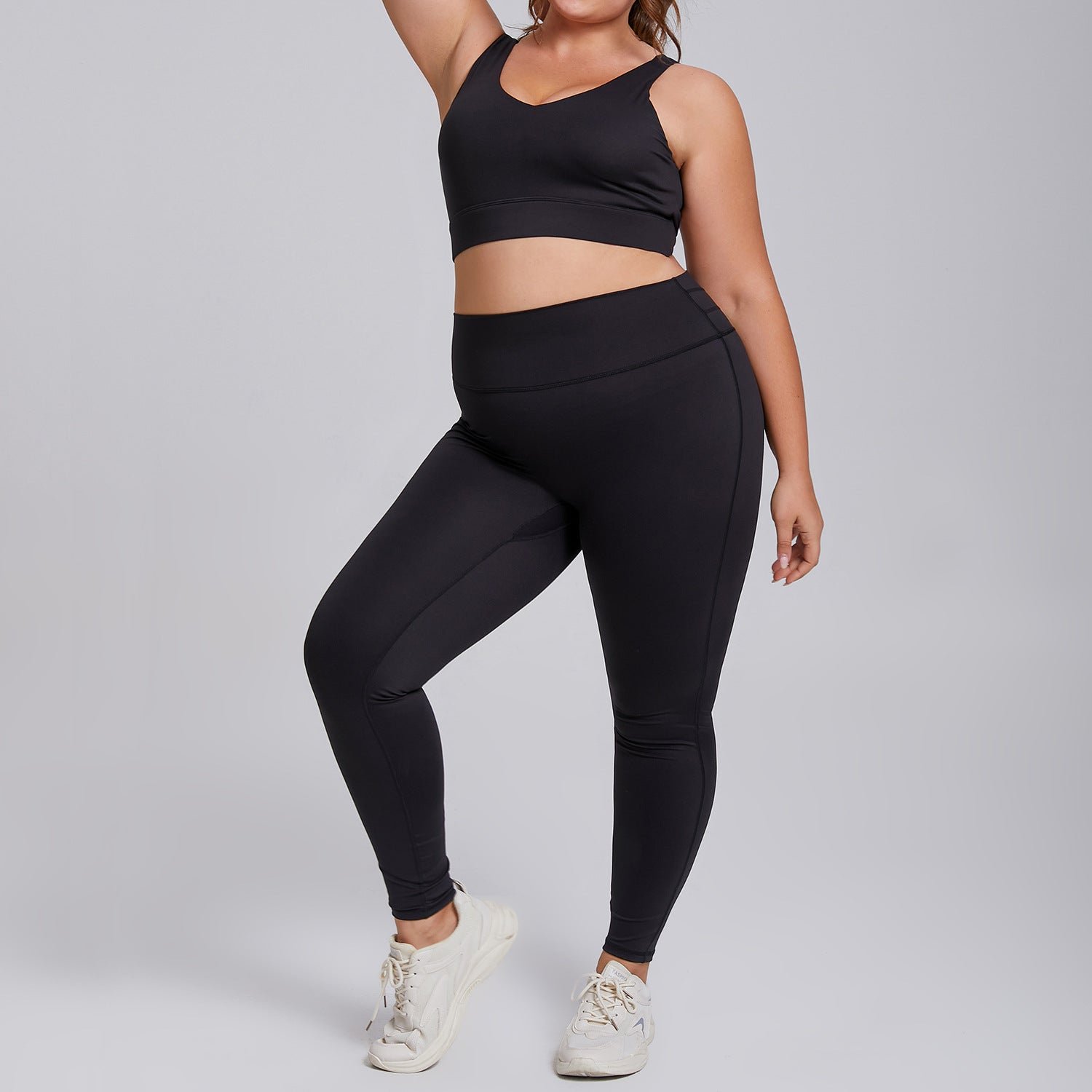 Ensemble de yoga et de course à pied, vêtements de sport antichoc