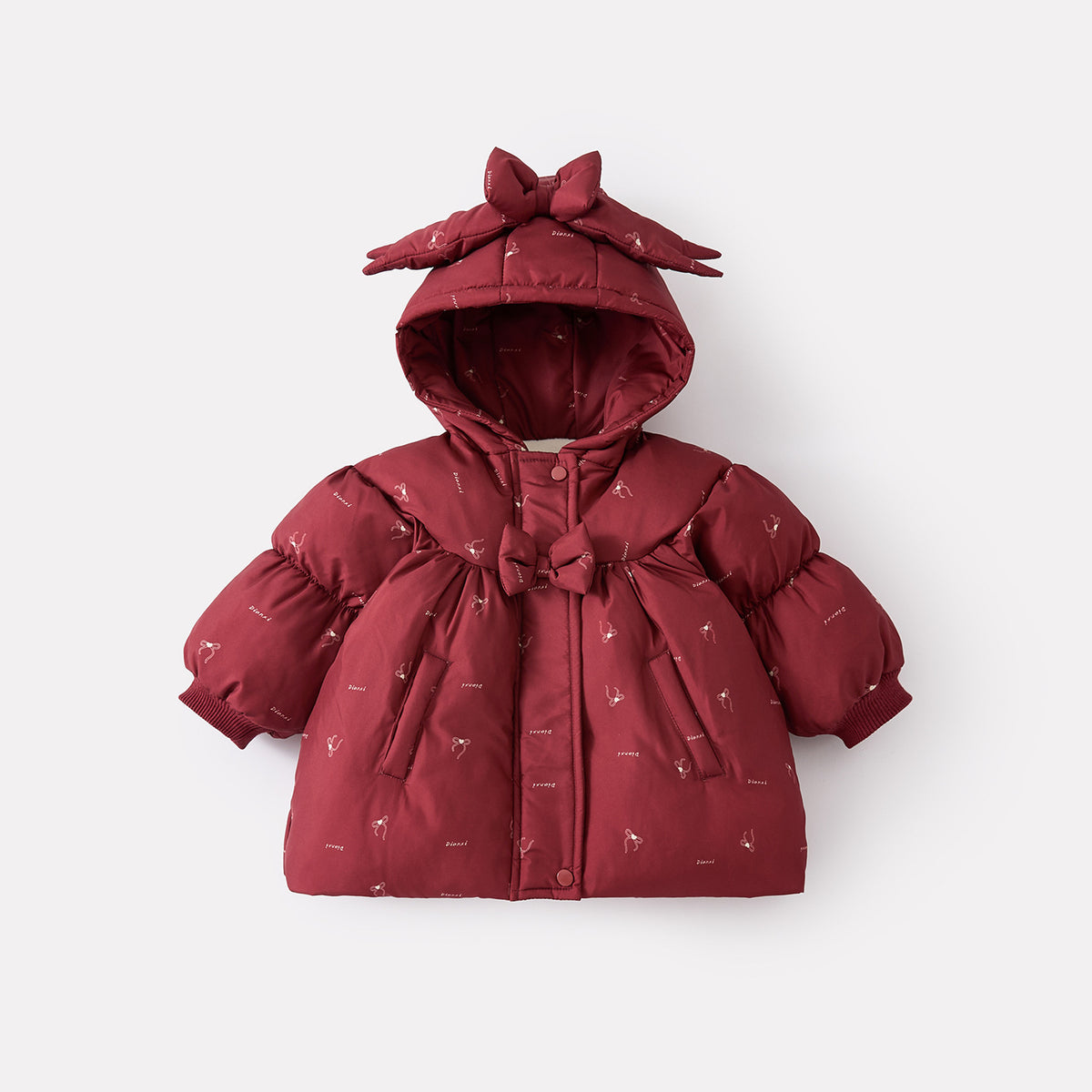 veste en coton épais avec nœud papillon