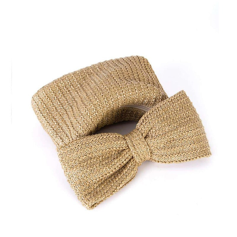 Sac à main tissé à nœud