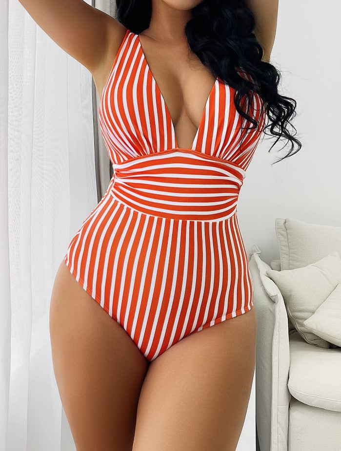 maillot de bain rayé