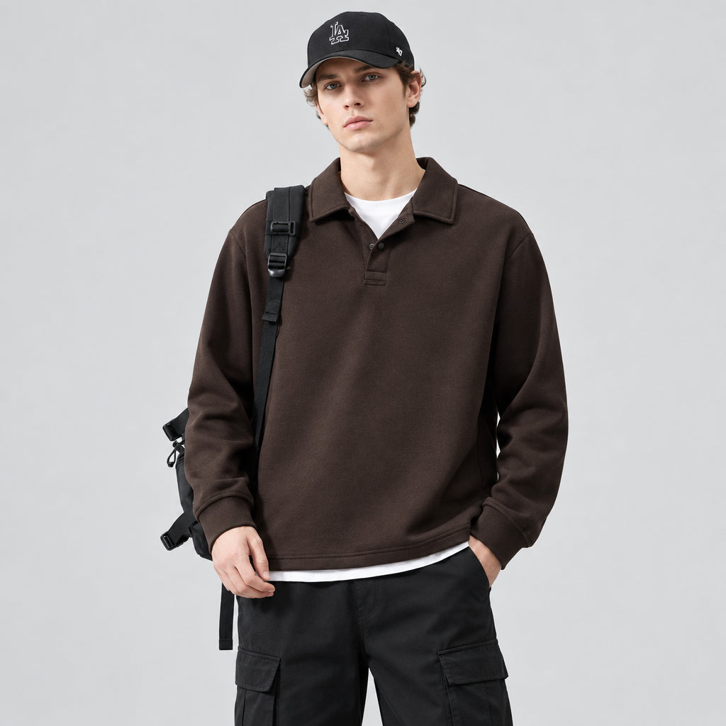 Polo-T-shirt manches longues