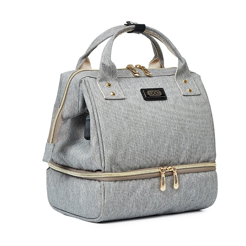 Sac à langer , grande capacité, pour maman, sac à dos de voyage isotherme