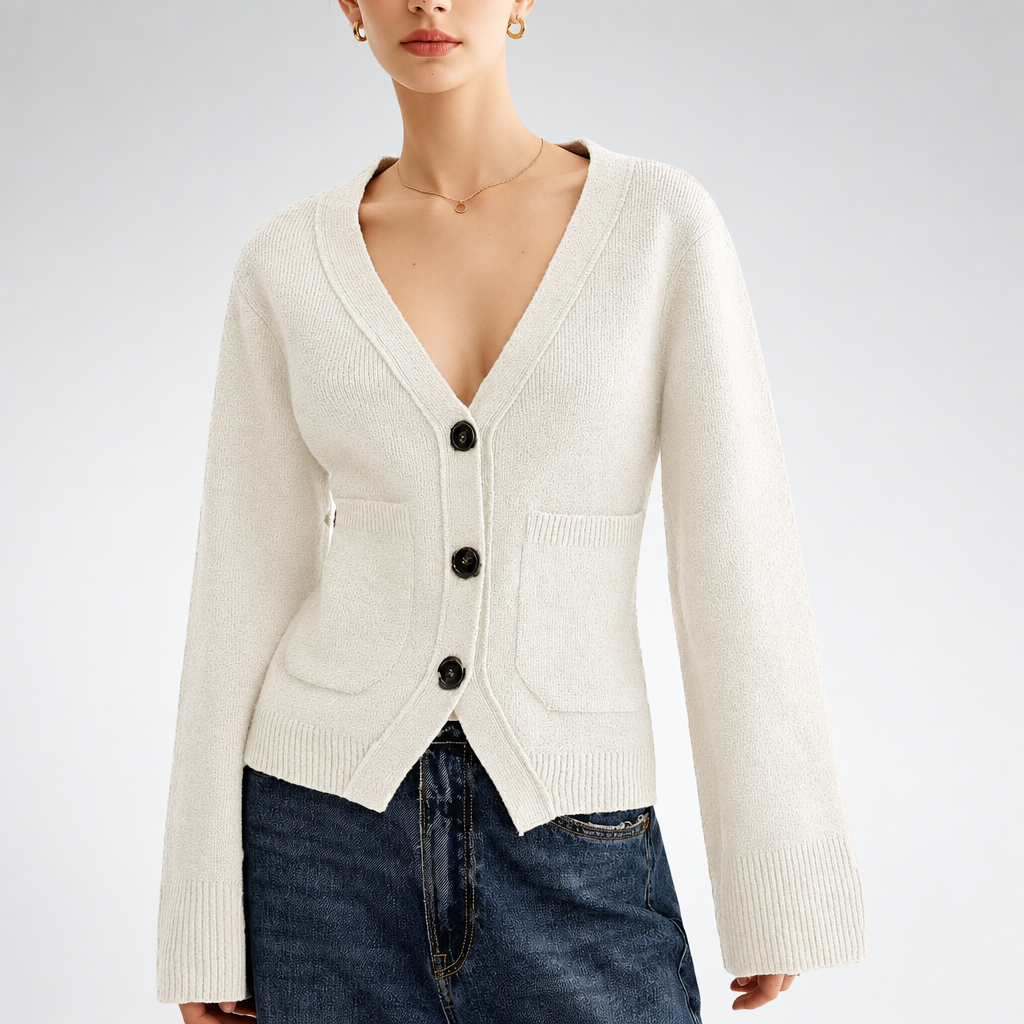 Gilet en maille élégant et décontracté